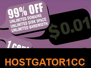Get Hostgator 1 Cent Hosting Coupon