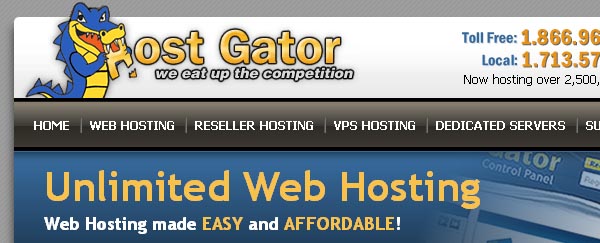 HostGator 1 Penny Hosting